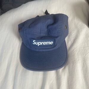 Supreme Dark Blue Hat